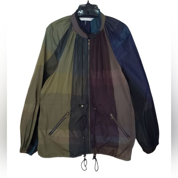 Trina Turk Dharma Color Block Jacket Size Large - Picture 3 of 11